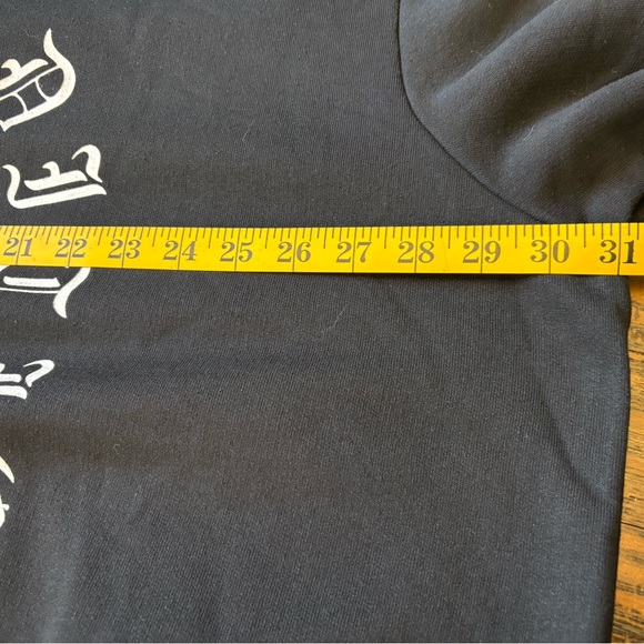 BoohooMAN Gothic Dragon Ruched Hooded Tracksuit - Picture 3 of 10